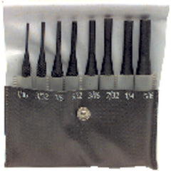 8 Pieces Regular Length Drive Pin Punch Set - Model HMC–022; 1/16″ to 5/16″ Diameter - A1 Tooling