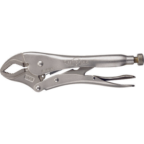 Vise-Grip Curved Jaw Locking Pliers with Wire Cutter - 4WR Plain Grip 15/16″ Capacity 4″ Long - A1 Tooling