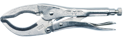 Large Jaw Locking Pliers -- #12LC Plain Grip 0 to 3-1/8'' Capacity 12'' Long - A1 Tooling