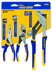 Pliers Set -- #2078704; 3 Pieces; Includes: 6" Long Nose; 6" Slip Joint; 10" Groove Joint - A1 Tooling