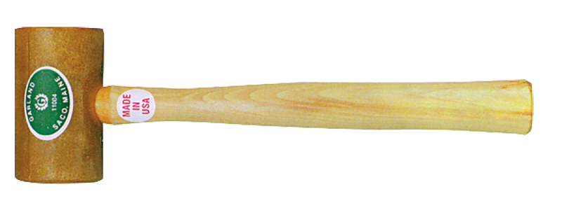 Garland Rawhide Mallet -- 11 oz; Hickory Handle; 2'' Head Diameter - A1 Tooling