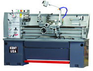 Geared Head Lathe - #KLS1440A - 14" Swing; 40" Between Centers; 3 HP Motor; D1-4 Camlock Spindle - A1 Tooling