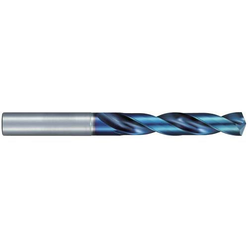 13/32″ Dia. × 12 mm Shank × 68 mm Flute Length × 116 mm OAL, Jobber, 135°, Aqua Revo D, 2 Flute, External, Solid Carbide Drill - Exact Industrial Supply