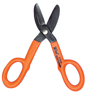 1-3/4'' Blade Length - 7'' Overall Length - Straight Cutting - Straight Patter Snips - A1 Tooling