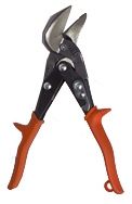 1-3/8'' Blade Length - 9-1/4'' Overall Length - Right Cutting - Metalmaster Offset Snips - A1 Tooling