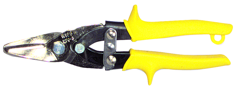 1-3/8'' Blade Length - 9'' Overall Length - Straight Cutting - Metal-Wizz Multi-Purpose Snips - A1 Tooling