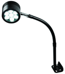 7 LED Spot Light  Dimmable  17" Flexible Gooseneck Arm  Direct Mount - A1 Tooling