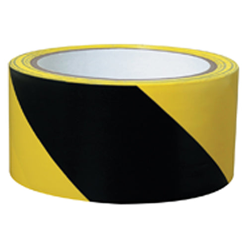 2″ × 36 yds Yellow / Black Hazard Tape - A1 Tooling