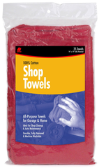 15 x 15'' - Package of 50 - Shop Towels - A1 Tooling