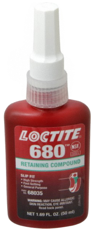 648 Retaining Compound; Press Fit; High Strength; Rapid Cure - 50ml - A1 Tooling