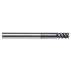 1/8" Dia. - 1/2" LOC - 1-1/2" OAL - .015 Radius 5 FL Carbide End Mill-AlTiN-x - A1 Tooling