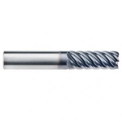 1/4" Dia. - 3/4" LOC - 2-1/2" OAL - 6 FL Carbide End Mill-AlTiN-x - A1 Tooling