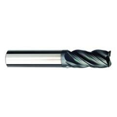 1 Dia. x 4 Overall Length 4-Flute .060 C/R Solid Carbide SE End Mill-Round Shank-Center Cut-AlCrN-X - A1 Tooling