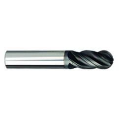 5/16" Dia. - 2-1/2" OAL Ball Nose AlCrN-X-EM - 4 FL - A1 Tooling