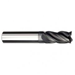 3/8 Dia. x 2-1/2 Overall Length 4-Flute Square End Solid Carbide SE End Mill-Round Shank-Center Cut-AlCrN-X - A1 Tooling