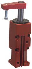 Block Style Pneumatic Swing Cylinder - #8316 .50'' Vertical Clamp Stroke - With Arm - LH Swing - A1 Tooling