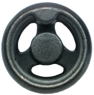 Cast Iron Handwheel (No Holes) - 12'' Wheel Diameter; 2-5/32'' Hub Diameter - A1 Tooling