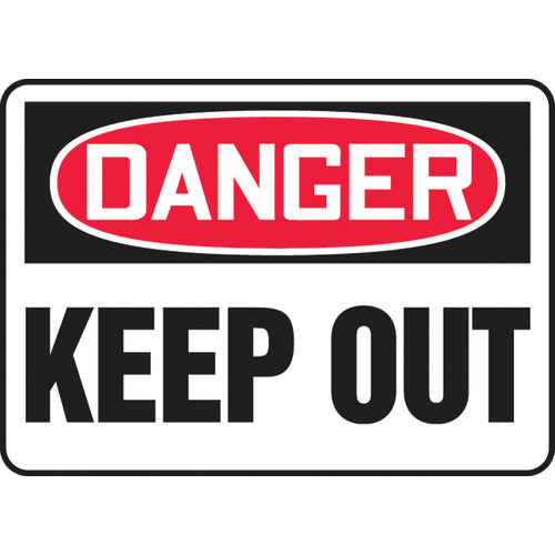 Sign, Danger Keep Out, 7″ × 10″, Aluminum - A1 Tooling