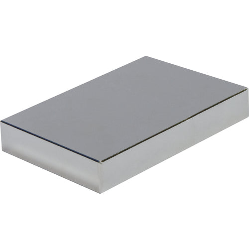 MAG-MATE Nickel Plated Rare Earth Magnet 0.25″Th × 1.00″Wd × 2.00″Lg, 35 MgO - A1 Tooling