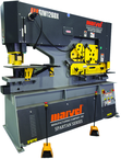 126 Ton - 24" Throat - 15HP, 220V, 3PH Motor Dual Cylinder Complete Integrated Ironworker - A1 Tooling