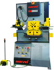 66 Ton - 8-5/8" Throat - 5HP, 220V, 3PH Motor Dual Cylinder Complete Integrated Ironworker - A1 Tooling