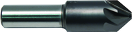 1/2 HSS 6 Flute Countersink 82 Deg Blaze Coated - A1 Tooling