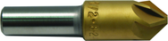 5/8 HSS 6 Flute Countersink 100 Deg TiN Coated - A1 Tooling