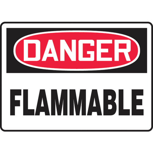 Sign, Danger Flammable, 10″ × 14″, Vinyl - A1 Tooling