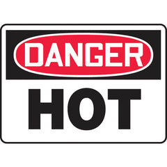 Sign, Danger Hot, 7″ × 10″, Plastic - A1 Tooling