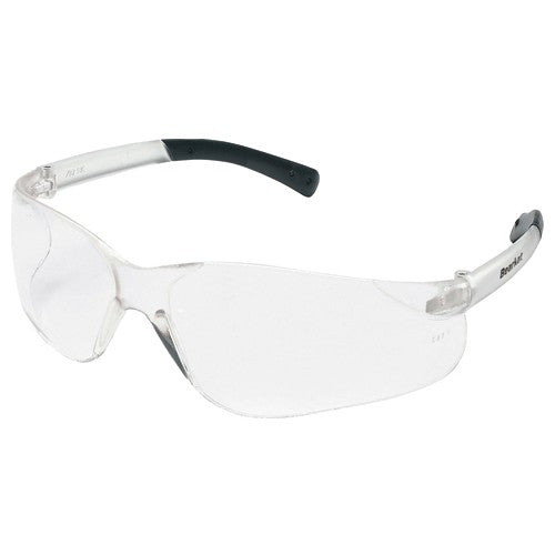 Safety Glasses - Clear Anti-Fog Lens - Chrome Frame S21 Style - A1 Tooling