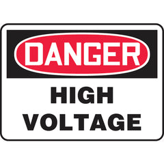 Sign, Danger High Voltage, 7″ × 10″, Aluminum - A1 Tooling