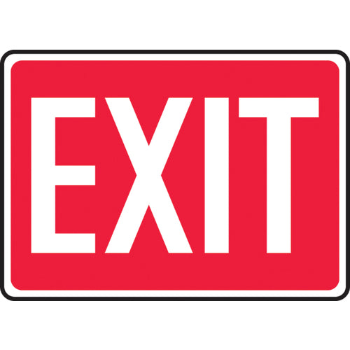 Sign, Exit, 7″ × 10″, Plastic - A1 Tooling