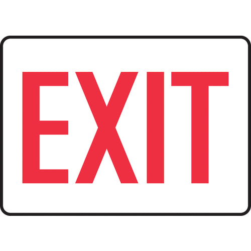 Sign, Exit, 7″ × 10″, Vinyl - A1 Tooling