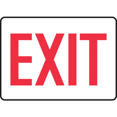 Sign, Exit, 7″ × 10″, Plastic - A1 Tooling