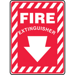 Sign, Fire Extinguisher, 10″ × 7″, Aluminum - A1 Tooling