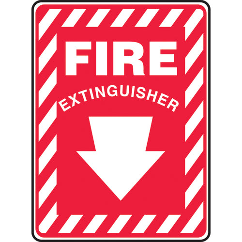 Sign, Fire Extinguisher, 10″ × 7″, Vinyl - A1 Tooling