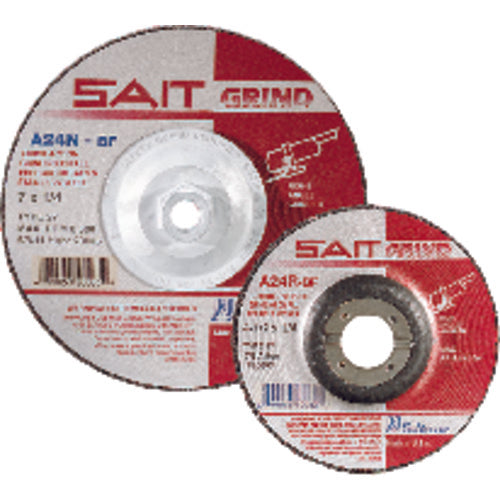 4″ × 1/4″ × 5/8″ - Aluminum Oxide A24R - Depressed Center Wheel - A1 Tooling