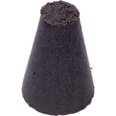 1″ × 5/8″-1/4″ × 1/4″ - Tapered Resin Bonded Rubber Cone (Medium Grit) - A1 Tooling