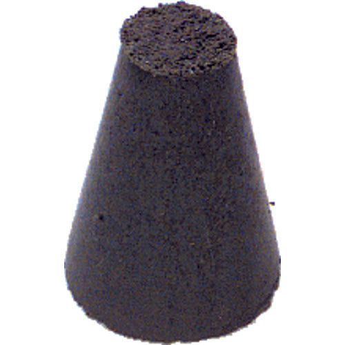 1″ × 5/8″-1/4″ × 1/4″ - Tapered Resin Bonded Rubber Cone (Fine Grit) - A1 Tooling