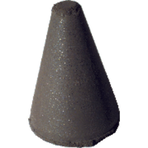 1 1/4″ × 7/8″-1/4″ × 1/4″ - Tapered Resin Bonded Rubber Cone (Medium Grit) - A1 Tooling