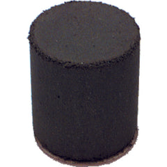 1″ × 7/8″ × 1/4″ - Cylinder Resin Bonded Rubber Cone (Coarse Grit) - A1 Tooling