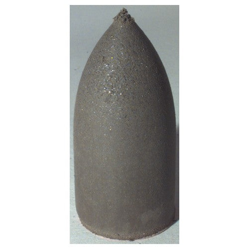 1 3/4″ × 7/8″ × 1/4″ - Bullet Resin Bonded Rubber Cone (Extra Fine Grit) - A1 Tooling