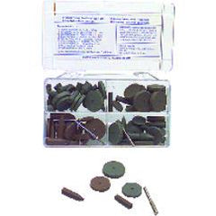 #777 Resin Bonded Rubber Kit - Introductory - Various Shapes - Equal Assortment Grit - A1 Tooling