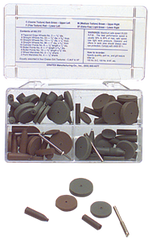 #777 Resin Bonded Rubber Kit - Introductory - Various Shapes - Equal Assortment Grit - A1 Tooling