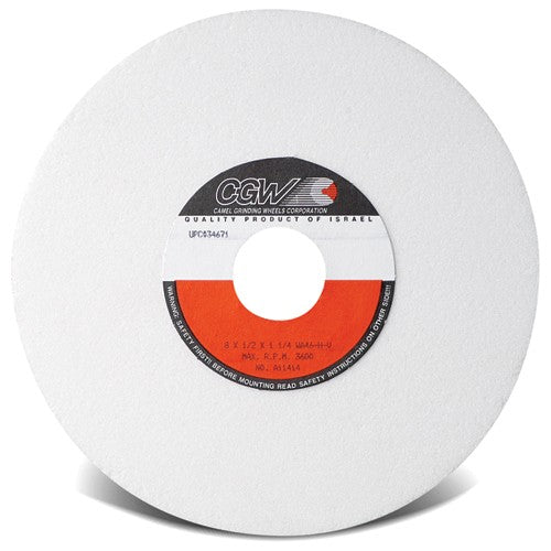 7″ × 1/4″ × 1 1/4″ - Aluminum Oxide (WA) / 150K Type 1 - Surface Grinding Wheel - A1 Tooling