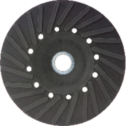 5″ - Smooth Bore - Spiral Pattern - Polymer Backing Plate For Resin Fibre Disc Without Nut - A1 Tooling