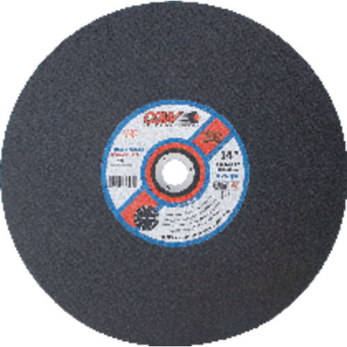 14″ × 1/8″ × 5/8″ - A24-Q-BF - Aluminum Oxide Reinforced Cut-Off Wheel - Stationary Saw - A1 Tooling