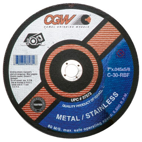 ‎6″ × 0.060″ × 1-1/4″ - A60-0-BFTK - Aluminum Oxide Reinforced Cut-Off Wheel - A1 Tooling