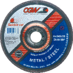 9″ × 1/16″ × 7/8″ - Aluminum Oxide 60 Grit Type 1 - Cut-Off Wheel - A1 Tooling