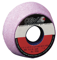 4/3 x 1-1/2 x 1-1/4" - Aluminum Oxide (PA) / 60K Type 11 - Tool & Cutter Grinding Wheel - A1 Tooling